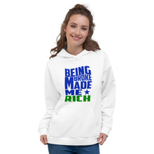 Load image into Gallery viewer, Unisex Being Poor Made Me Rich Hoodie